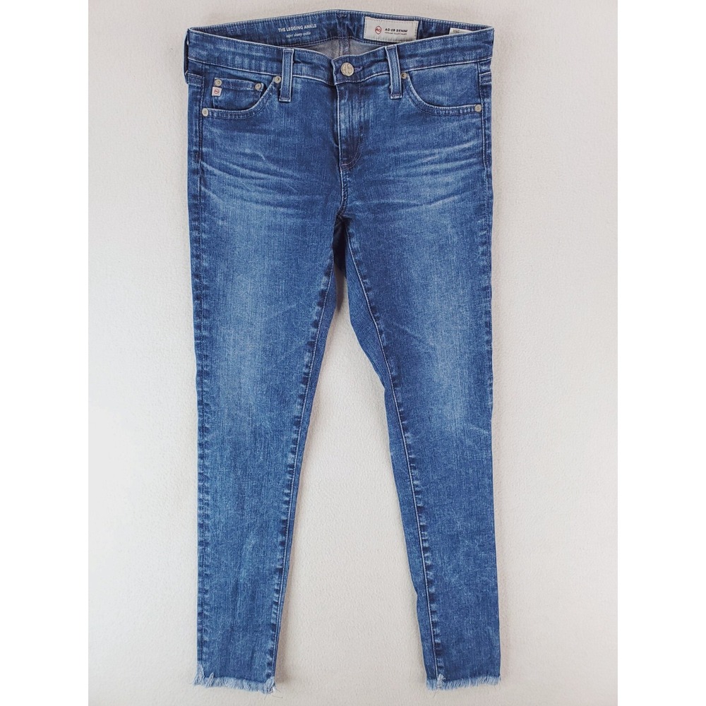 AG Adriano Goldschmied The Legging Ankle Super Skinny Jeans Blue 28